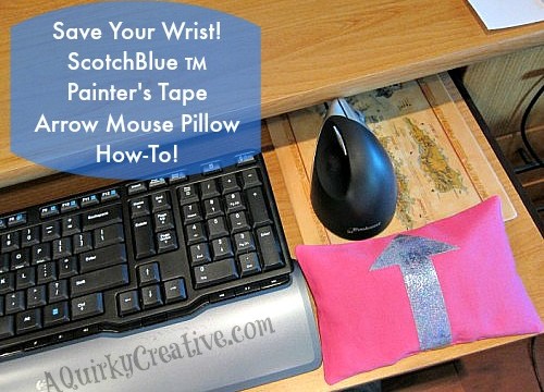 ScotchBlue TM Painters Tape Mouse Pillow Project